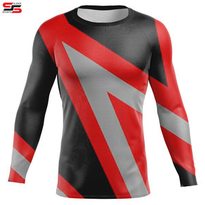 Nueva llegada Sublimación Impresión Rash Guard Mejor alta calidad Rash Guard para hombres Transpirable Rash Guard - Product Image 3