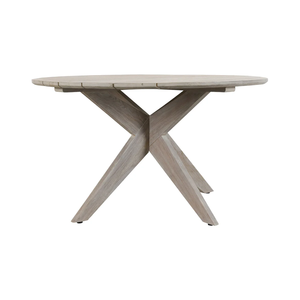 โต๊ะกาแฟทรงกลมพับได้พร้อมขาไม้สไตล์โมเดิร์นหรูหราทันสมัยทำจากไม้มะม่วง - Product Image 2