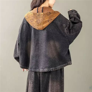 Chaquetas Vaqueras de Mezclilla de Longitud Media para Mujer, Hechas a Medida, al por Mayor, en Cantidad, Diseño Sólido, con Botones, de Algodón, Colores Personalizados, Logotipo - Product Image 5