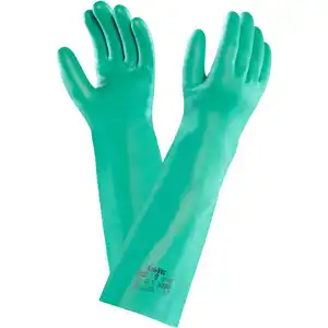 ถุงมือจุดยางพีวีซีแบบจุ่มในอุตสาหกรรมถุงมือป้องกันการลื่น