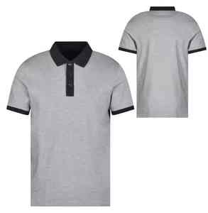 Chemises polo décontractées à manches courtes simples, polo de haute qualité pour hommes, manches courtes en coton, 100% coton, vêtements décontractés - Product Image 1