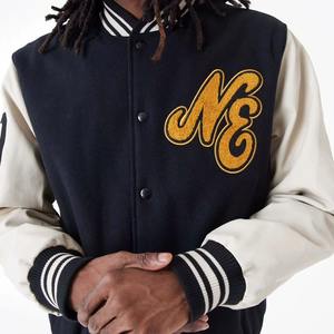 Hot Selling Custom Best Selling Fashion Clothing Letterman <b>Jacket</b> New Style Letterman <b>patchwork</b> winter <b>jacket</b> For Man - Product Image 3