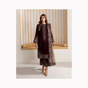 Dernières robes pakistanaises robes arabes à la mode pour femmes Salwar Kameez for Worldwide Supplier and Exporter pakistanaise sharara dress - Product Image 6