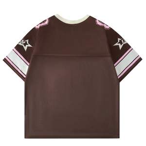 Camiseta Deportiva Retro de Malla con Estampado por Sublimación, Secado Rápido, Personalizada con Nombre y Número del Equipo, Corte Holgado - Product Image 2