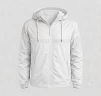 Veste coupe-vent unisexe de haute qualité, personnalisée, écologique, imperméable, durable, style streetwear, à capuche, best-seller
