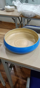 Bol en fibre de bambou tourné, sans danger pour les aliments, écologique, le moins cher, artisanal, naturel, pour servir le dîner, de BLFC - Product Image 5
