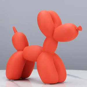 Modern Resin Dog <b>Balloon</b> <b>Decoration</b> Stylish Animal Pattern - Product Image 1
