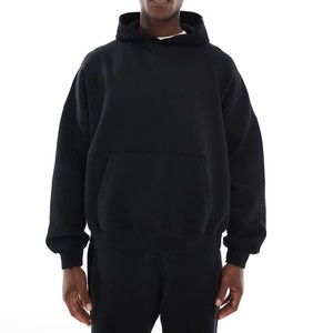 Sudadera con Capucha Extra Grande, Transpirable, 100% Algodón, Personalizada por el Fabricante OEM, con Bolsillo, para Hombre, Corte Holgado Informal, Logotipo Frontal, Temporada de Invierno - Product Image 1