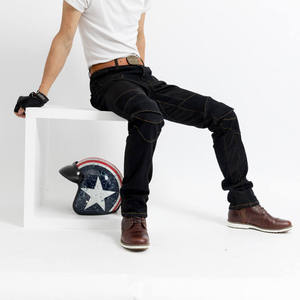 กางเกงยีนส์นักขี่มอเตอร์ไซค์ D-Ride สำหรับผู้ชาย ได้รับการรับรองมาตรฐาน CE พร้อมแผ่นยืดหยุ่น ระบายอากาศได้ดี แห้งเร็ว เหมาะสำหรับทุกฤดูกาล สวมใส่สบายและปลอดภัย - Product Image 5