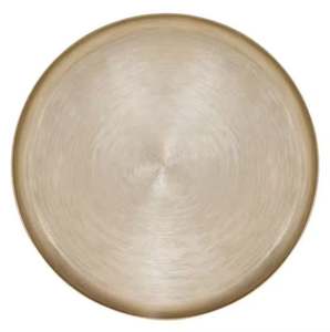 Plateau de service de luxe en métal aluminium avec chargeur plaqué or utilisé dans les restaurants et les mariages - Product Image 6