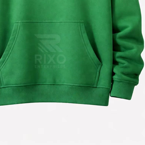 Sweat-shirt à capuche oversize pour homme, en molleton 100% coton, avec logo frontal et service OEM - Product Image 6