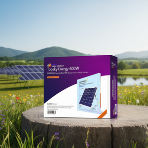 Panneau solaire monocristallin PERC à demi-cellules Topsky Energy 600W, haute efficacité, certifié TUV - Product Image 3