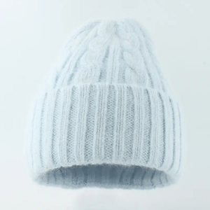 Nuevo diseño de moda con diferentes colores, gorro cálido, Material de piel de conejo, gorro de invierno para hombres y mujeres - Product Image 2