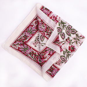 Bandana en coton unisexe à imprimé floral, écologique, écharpe multicolore, bandeau doux, respirant, mode quotidienne, extérieur, été - Product Image 4