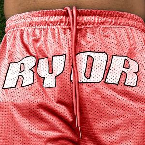 Shorts de sport pour hommes en maille unie respirante, vêtements de sport pour la salle de gym, logo personnalisé, imperméables, séchage rapide, shorts d'entraînement sportifs - Product Image 5