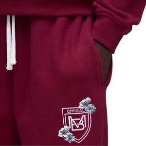 OEM, jogging à jambes larges de haute qualité, broderie florale, sweat-shirt imprimé, ensemble de survêtement complet, tissu en coton mélangé entièrement personnalisé - Product Image 3