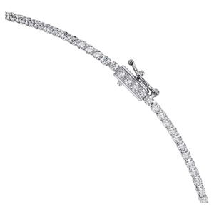Luxury Radiant Cut Cubic Zirconia Tennis Necklace for Women White Gold Plated Statement <b>Choker</b> Necklace Wedding Bridal Jewelry - Product Image 3
