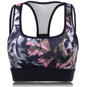 Sujetador deportivo transpirable, cómodo y ligero para mujer, sujetador de sublimación antiarrugas de estilo moderno, Sujetador deportivo para mujer de tarifa barata - Product Image 1