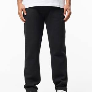 Ensembles de survêtements unisexes Y2K en gros, survêtements à capuche unis de haute qualité pour hommes, coton noir, logo brodé personnalisé, OEM - Product Image 2