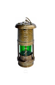 Nautical Brass Green <b>Oil</b> Ship Boat Lantern <b>Lamp</b> Royal Navy Kerosene <b>Burning</b> Glass Crafts Product - Product Image 5