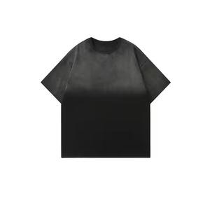 Camisetas Personalizadas de Alta Calidad para Hombre, Color Gris, 250 g/m², Estilo Vintage Lavado, 100% Algodón, Corte Holgado, Lavado Ácido - Product Image 5