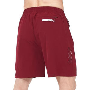 กางเกงขาสั้นออกกำลังกายสำหรับผู้ชายกางเกงขาสั้นเล่นกีฬาแบบเรียบลำลองสำหรับฤดูร้อนผลิตใหม่2024 - Product Image 3