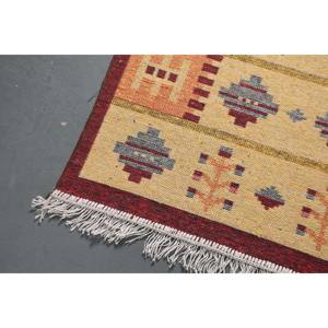 2.5x6.6 ft Turkish Vintage Rug, <b>Runner</b> Rug, <b>Red</b> Animal Print Rug - Product Image 3