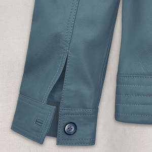 Chaqueta Bomber Casual de Cuero Vacuno Auténtico, Estilo Vintage Limitado, Cierre de Cremallera Grueso para Invierno, Chaqueta de Cuero para Hombre 2026 - Product Image 5