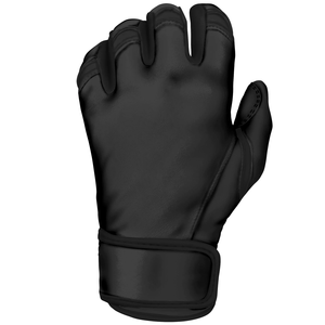 Gants de frappeur de softball de qualité supérieure Supper Quality Short Cuff Black Baseball Batting Gloves - Product Image 4