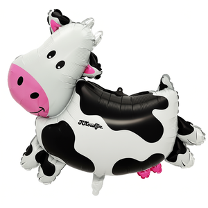 Globo de Mylar con Forma de Vaca para Fiestas, 33 Pulgadas (84.5 cm), Decoración para Fiestas - Product Image 1