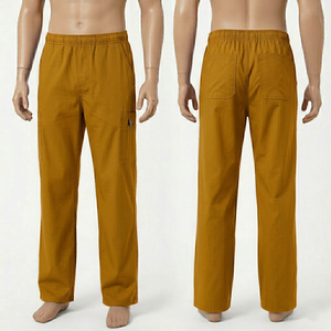 Pantalon de travail pour hommes, 180 GSM, tissu en polycoton respirant de qualité supérieure, vert clair, style cargo, étiquette personnalisée - Product Image 6
