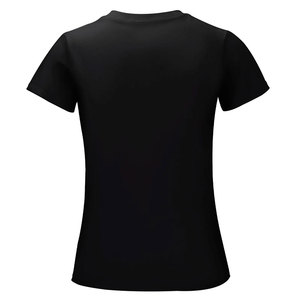 T-shirts à manches courtes décontractés pour femmes de qualité supérieure col rond respirant Design personnalisé en gros pour l'été Street Wear - Product Image 4