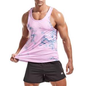 Camiseta sin mangas informal para hombre de alta calidad para verano transpirable y cómoda con técnica lavada para correr a bajo precio - Product Image 6