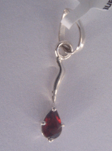Pendentif Shah Gems en argent sterling 925 avec grenat naturel pour femme, style religieux, breloque améthyste, cadeau parfait, bijoux - Product Image 1