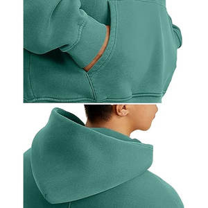 Sudaderas gráficas para hombre, ropa de calle de manga larga con hombros caídos de gran tamaño, Jersey Vintage bordado, sudaderas con capucha, sudadera - Product Image 3