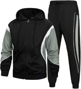 Chándal Personalizado de Alta Calidad 100% Algodón Ropa Deportiva para Hombre Chándal en Blanco Ropa de Entrenamiento Conjunto de Jogger - Product Image 1