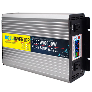 HOULI Convertisseur de puissance 12V 24V 48V 60V vers 110V 6000W Onduleur à onde sinusoïdale pure 48V 220V 6000W 110V AC 12V DC - Product Image 1