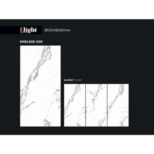 Carreaux de porcelaine blancs polonais 800x1600mm pour escaliers et sols Carreaux muraux en céramique de style marbre - Product Image 6