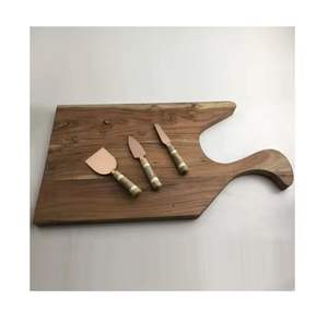 Planche à fromage et couteau en bois d'acacia personnalisés de qualité supérieure vaisselle d'ustensiles de cuisine pour planches à découper - Product Image 1