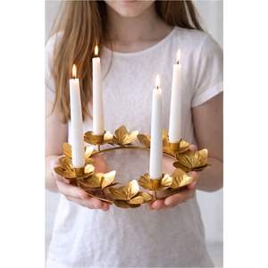 Portavelas de Metal con Diseño de Hoja de Arce Negro Mate |   Candelabro Decorativo Nórdico de Hierro para Velas Cónicas |   Decoración Moderna para el Hogar y Mesas de Boda - Product Image 6