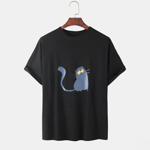 T-shirt décontracté pour hommes de haute qualité à séchage rapide 100% coton léger mélange en vrac Styles et grandes tailles Streetwear Design vierge - Product Image 3