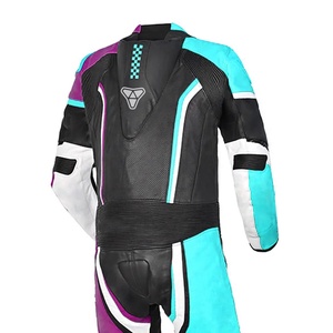 Chaqueta de Motociclismo de Cuero para Hombre, Manga Larga, Impermeable, Reflectante, con Certificación CE, Resistente al Viento, para Todas las Estaciones, MOQ Bajo de 1 Pieza - Product Image 4