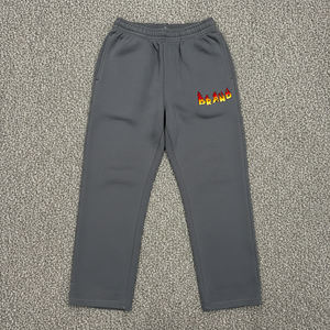 Pantalon Homme en Toile 100% Coton Lavé Personnalisé de Haute Qualité avec Cordon de Serrage, Style Streetwear Hiver Décontracté, Couleur Unie - Product Image 6