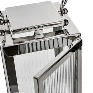 Portavelas de Metal y Vidrio Acanalado de Acero Inoxidable, Linternas y Frascos para Decoración Festiva del Hogar, Último Modelo en Venta - Product Image 5