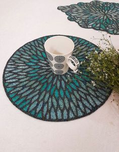 High Quality Round Shaped Home <b>Bar</b> Decorative Coasters Quality <b>Mats</b> & Pads for Cup & Leaf - Product Image 3