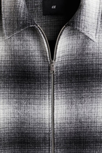 Camisa de Hombre de Corte Regular, Mezcla de Lana, Tejido de Primera Calidad, Cálida, Duradera, Chaqueta Casual con Botones - Product Image 5