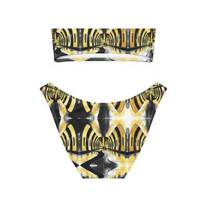 ชุดว่ายน้ำบิกินี bandeau XL กางเกงว่ายน้ำชายหาดที่ยั่งยืนแบบปกปิดมีตัวอักษรลายผลไม้ UPF 50ขึ้นไปโลโก้ตามสั่ง - Product Image 5