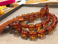 LISTING PERLE COULEUR TESBIH avec pochette de rangement en résine Formes de perles Pas encore d'avis est une meilleure qualité