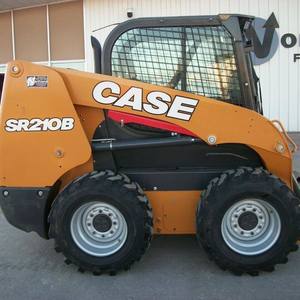 Chargeuse sur pneus CASE SR210B, 4 tonnes, diesel, jaune, équipement de construction - Product Image 4