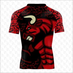 Vente en gros de vêtements de fitness pour hommes protège-éruptions cutanées pour entraînement course à pied compression impression par sublimation personnalisée OEM - Product Image 2
